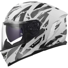 Шлем LS2 FF818 STORM III KAOS WHITE GREY