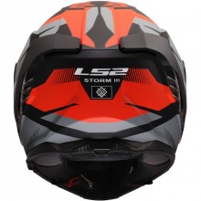 Шлем LS2 FF818 STORM III KOMAI BLACK RED