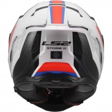 Шлем LS2 FF818 STORM III SPORTY WHITE BLUE RED