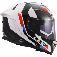 Шлем LS2 FF818 STORM III SPORTY WHITE BLUE RED