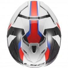 Шлем LS2 FF818 STORM III SPORTY WHITE BLUE RED