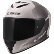 Шлем LS2 FF820 RAPID III FLOW WHITE GREY