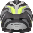 Шлем LS2 FF820 RAPID III HYPER BLACK H-V YELLOW