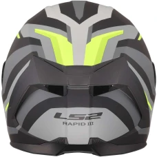 Шлем LS2 FF820 RAPID III HYPER BLACK H-V YELLOW