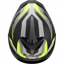 Шлем LS2 FF820 RAPID III HYPER BLACK H-V YELLOW