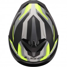Шлем LS2 FF820 RAPID III HYPER BLACK H-V YELLOW