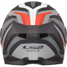 Шлем LS2 FF820 RAPID III HYPER BLACK RED