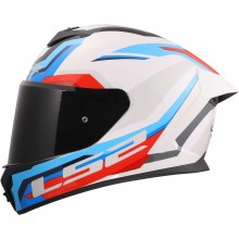 Шлем LS2 FF820 RAPID III HYPER WHITE BLUE RED