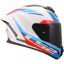 Шлем LS2 FF820 RAPID III HYPER WHITE BLUE RED