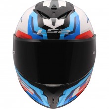 Шлем LS2 FF820 RAPID III HYPER WHITE BLUE RED