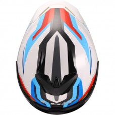 Шлем LS2 FF820 RAPID III HYPER WHITE BLUE RED