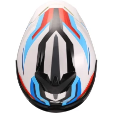 Шлем LS2 FF820 RAPID III HYPER WHITE BLUE RED