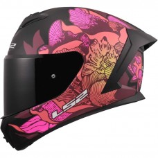 Шлем LS2 FF820 RAPID III POPPIES II BLACK PINK