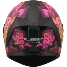 Шлем LS2 FF820 RAPID III POPPIES II BLACK PINK