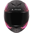Шлем LS2 FF820 RAPID III POPPIES II BLACK PINK