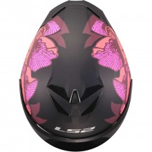 Шлем LS2 FF820 RAPID III POPPIES II BLACK PINK