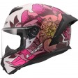 Шлем LS2 FF820 RAPID III POPPIES II WHITE PINK