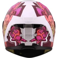 Шлем LS2 FF820 RAPID III POPPIES II WHITE PINK