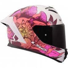 Шлем LS2 FF820 RAPID III POPPIES II WHITE PINK