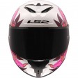 Шлем LS2 FF820 RAPID III POPPIES II WHITE PINK