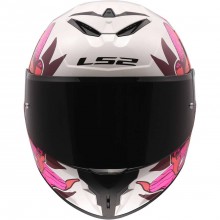 Шлем LS2 FF820 RAPID III POPPIES II WHITE PINK
