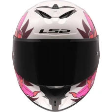Шлем LS2 FF820 RAPID III POPPIES II WHITE PINK