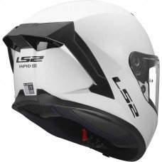 Шлем LS2 FF820 RAPID III SOLID GLOSS WHITE