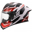 Шлем LS2 FF820 RAPID III XTREM WHITE BLACK RED