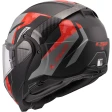 Шлем LS2 FF910 ADVANT II GLIDE BLACK GREY RED