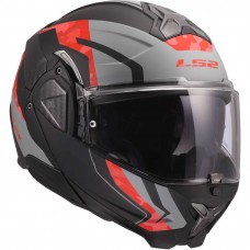 Шлем LS2 FF910 ADVANT II GLIDE BLACK GREY RED