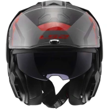 Шлем LS2 FF910 ADVANT II GLIDE BLACK GREY RED