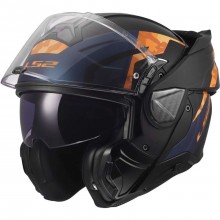Шлем LS2 FF910 ADVANT II GLIDE BLACK ORANGE