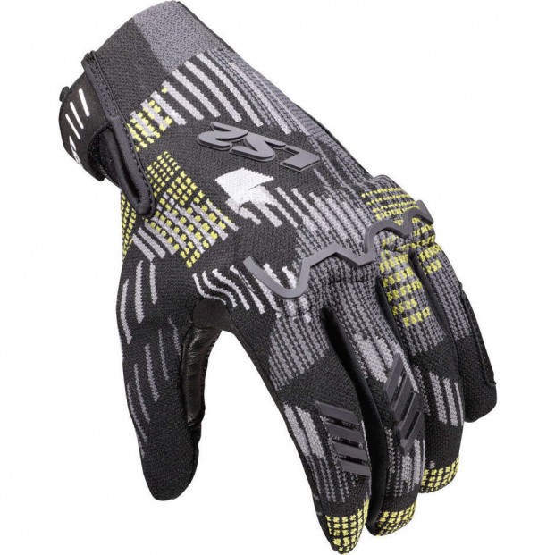 Перчатки LS2 ALFA FLYKNIT MAN BLACK GREY YELLOW