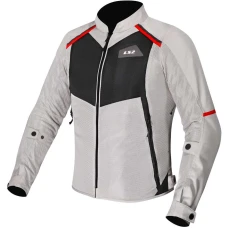 Куртка LS2 BREEZE LADY GREY BLACK RED