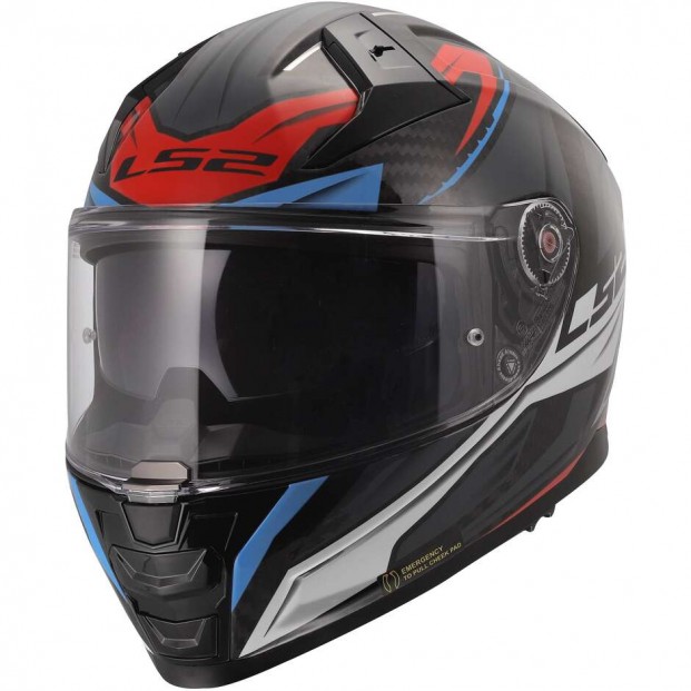 Шлем LS2 FF811 VECTOR II C SAVAGE WHITE BLUE RED-06