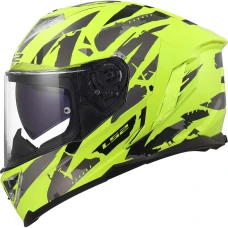 Шлем LS2 FF818 STORM III KAOS H-V YELLOW