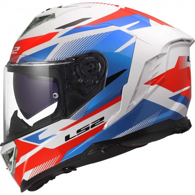 Шлем LS2 FF818 STORM III KOMAI WHITE BLUE RED