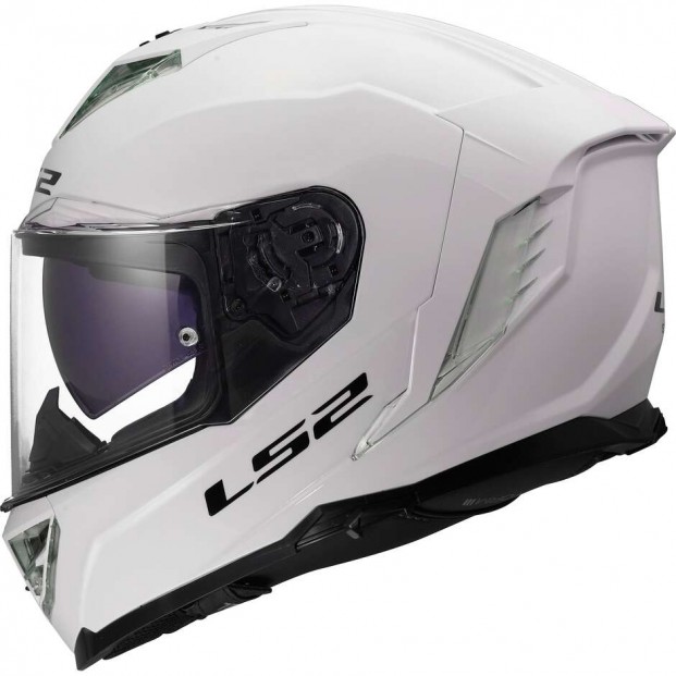 Шлем LS2 FF818 STORM III SOLID GLOSS WHITE