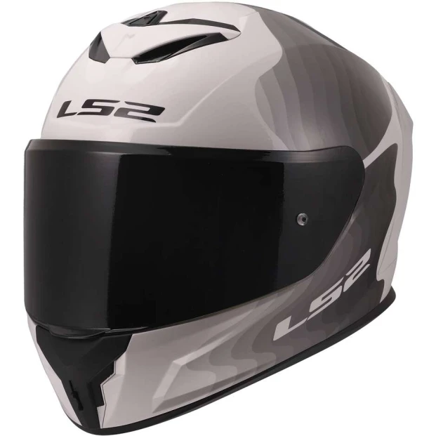 Шлем LS2 FF820 RAPID III FLOW WHITE GREY