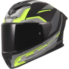 Шлем LS2 FF820 RAPID III HYPER BLACK H-V YELLOW
