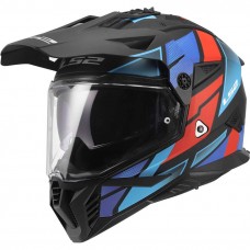 Шлем LS2 MX702 PIONEER II BLOCK BLACK RED BLUE-06