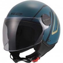 Шлем LS2 OF558 SPHERE LUX II MINIM BLUE TEAL-06