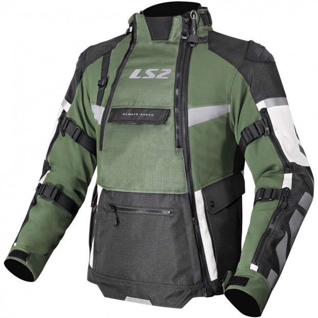 Куртка LS2 X-MASTER MAN BLACK GREEN GREY