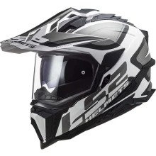 Шлем LS2 MX701 EXPLORER ALTER MATT BLACK WHITE-06