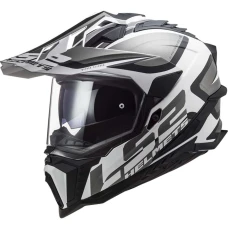 Шлем LS2 MX701 EXPLORER ALTER MATT BLACK WHITE-06