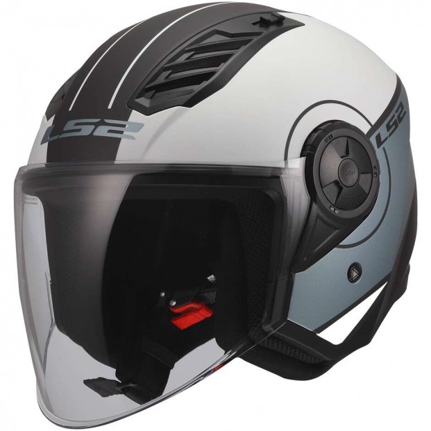 Шлем LS2 OF616 AIRFLOW II COVER GREY BLUE-06