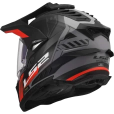 Шлем LS2 MX701 EXPLORER HEXA BLACK RED GREY-06