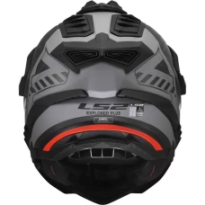 Шлем LS2 MX701 EXPLORER HEXA BLACK RED GREY-06