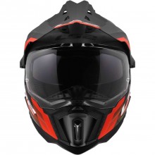 Шлем LS2 MX701 EXPLORER HEXA BLACK RED GREY-06