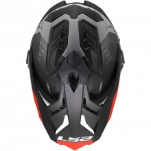 Шлем LS2 MX701 EXPLORER HEXA BLACK RED GREY-06
